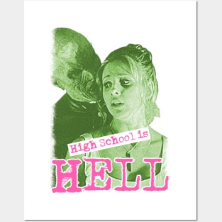 High School is Hell // 90s Buffy Fanart Posters and Art